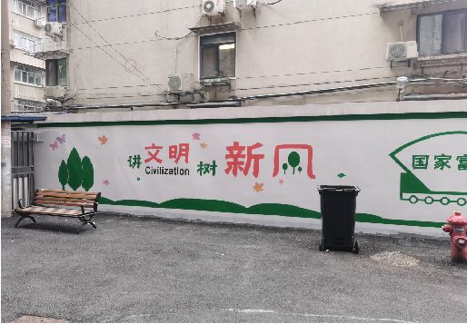 西双版纳社区墙绘